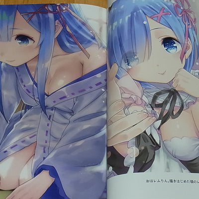 KamikiriBasami Yasuyuki Re Zero & Fate FGO FAN Color Art Book REM x FGO C93