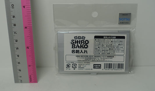 Shirobako Musashino Animation Aluminum Name Card Case