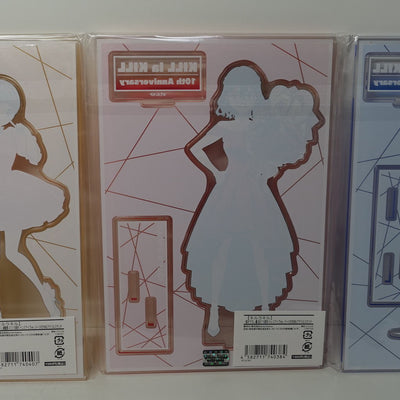 Kill la Kill 10th Aniv Acrylic Stand Figure Set Tower Record Exclusive Ryuko Mako Satsuki
