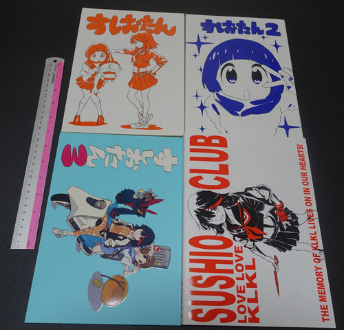 SUSHIO Kill la Kill Characters Art Book SUSHIOTAN 1-3 & LOVE LOVE KLKL