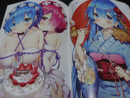 Ayami Re Zero Rem Color Fan Art Book REM x RKGK2 C96