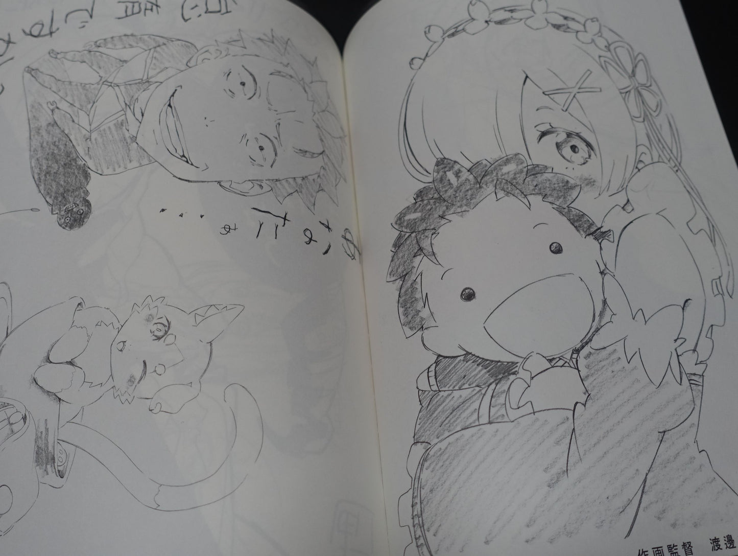 Soubi Musou Animation Illustrator's Re Zero Fan Art Book Re Zero Rakugaki Hon