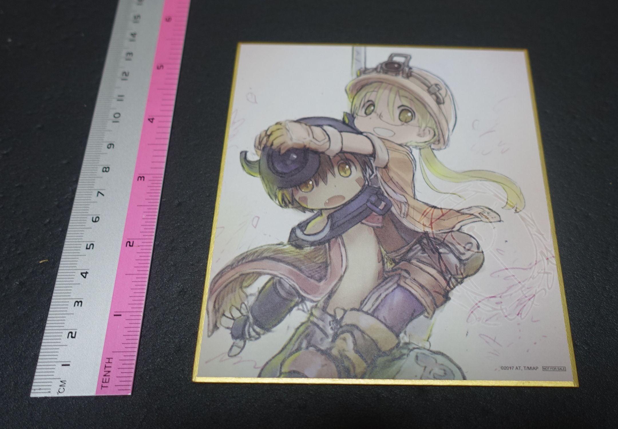 Tsukushi Akihito MADE IN ABYSS Printed Shikishi Art Board Riko & Reg A