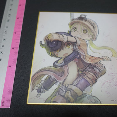 Tsukushi Akihito MADE IN ABYSS Printed Shikishi Art Board Riko & Reg A