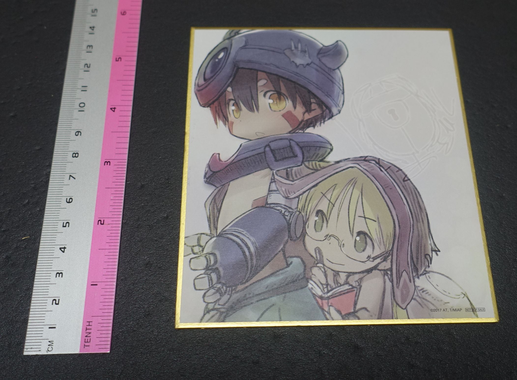Tsukushi Akihito MADE IN ABYSS Printed Shikishi Art Board Riko & Reg B