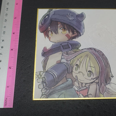 Tsukushi Akihito MADE IN ABYSS Printed Shikishi Art Board Riko & Reg B