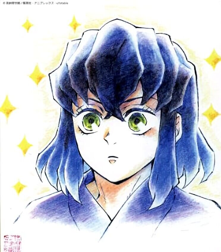ufotable Kimetsu no Yaiba Demon Slayer Printed Shikishi Art Board Inosuke B