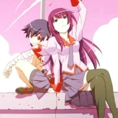 Bakemonogatari 42 x 59 cm Tapestry Hitagi & Suruga