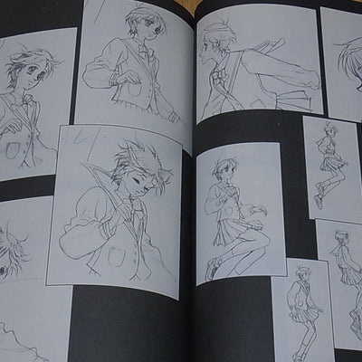 NOBUTERU YUUKI YUKI ESCAFLOWNE Anime & Design works Collection Book 130page