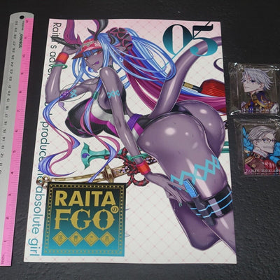 Raita Fate Grand Order FGO Designer's Fan Art Book 5 & Moriarty Key Strap C102