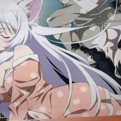Bakemonogatari 42 x 59 cm Tapestry Tsubasa Hanekawa Nekomonogatari