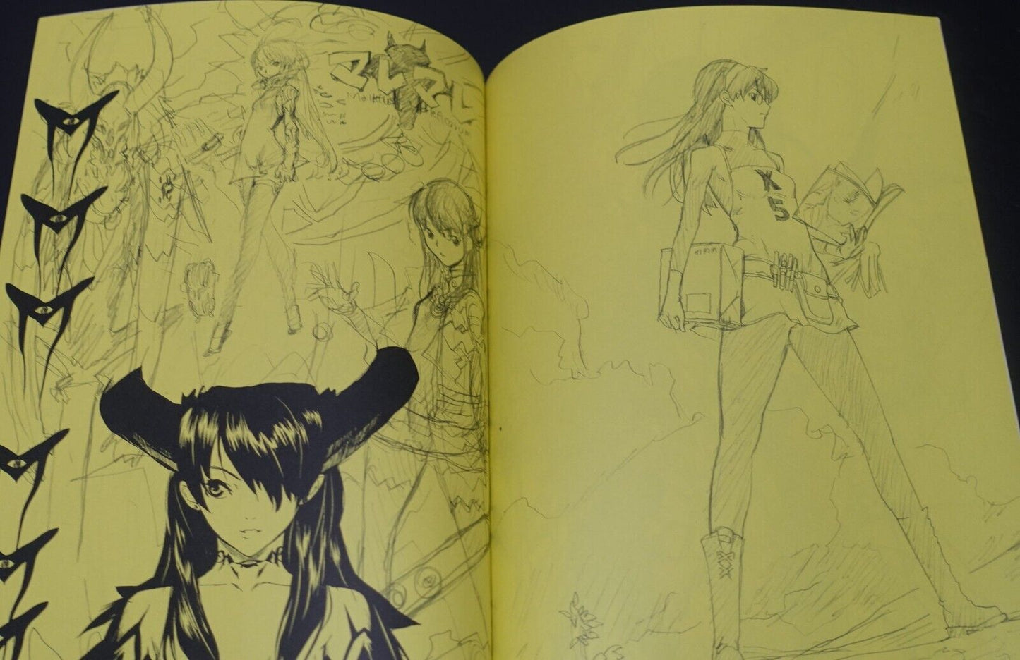 Ugetsu Hakua yellow tag Art Book Lunar Eclipse