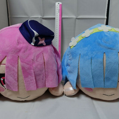 Re:Zero Flight Attendant Ram and Angel Rem Big Plush Doll Plushie Stuffed