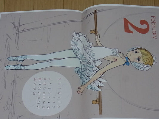 Oyari Ashito Illustration Art Calendar Book GIRLS CALENDAR 2018