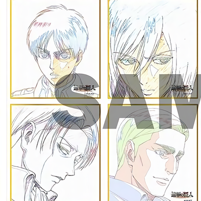 WIT STUDIO Attack on Titan Season3 Print Shikishi Art Board Set C97