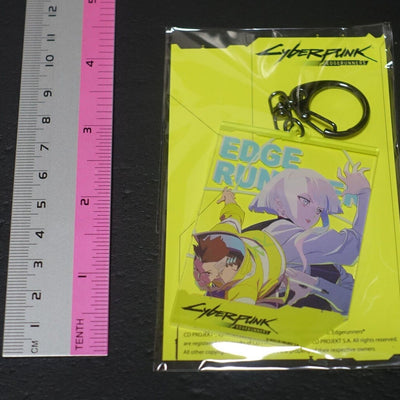 Cyberpunk Edgerunners Exhibition Event Item Acrylic Key Chain DAVID & LUCY