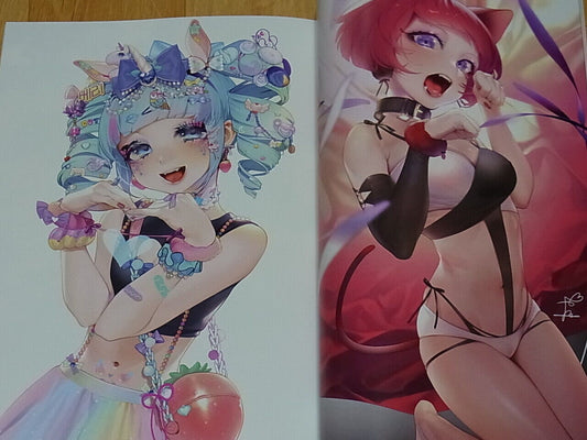 Ohisashiburi Color Illustration Art Book Ohix DN C95