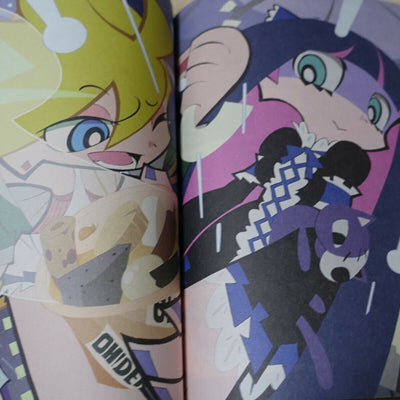 Panty and Stocking Design Data Illustration Art Book DATENCITY PAPARAZZI &