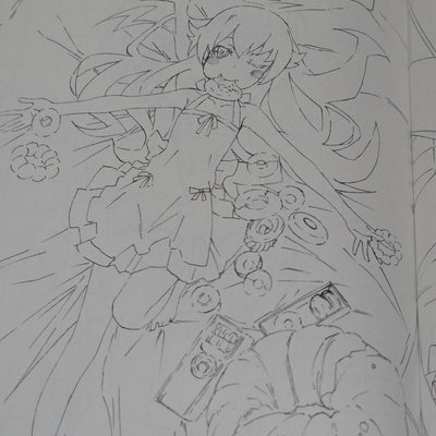 Yataneko Bakemonogatari Animation Staff's Fan Art Book no-no-sub