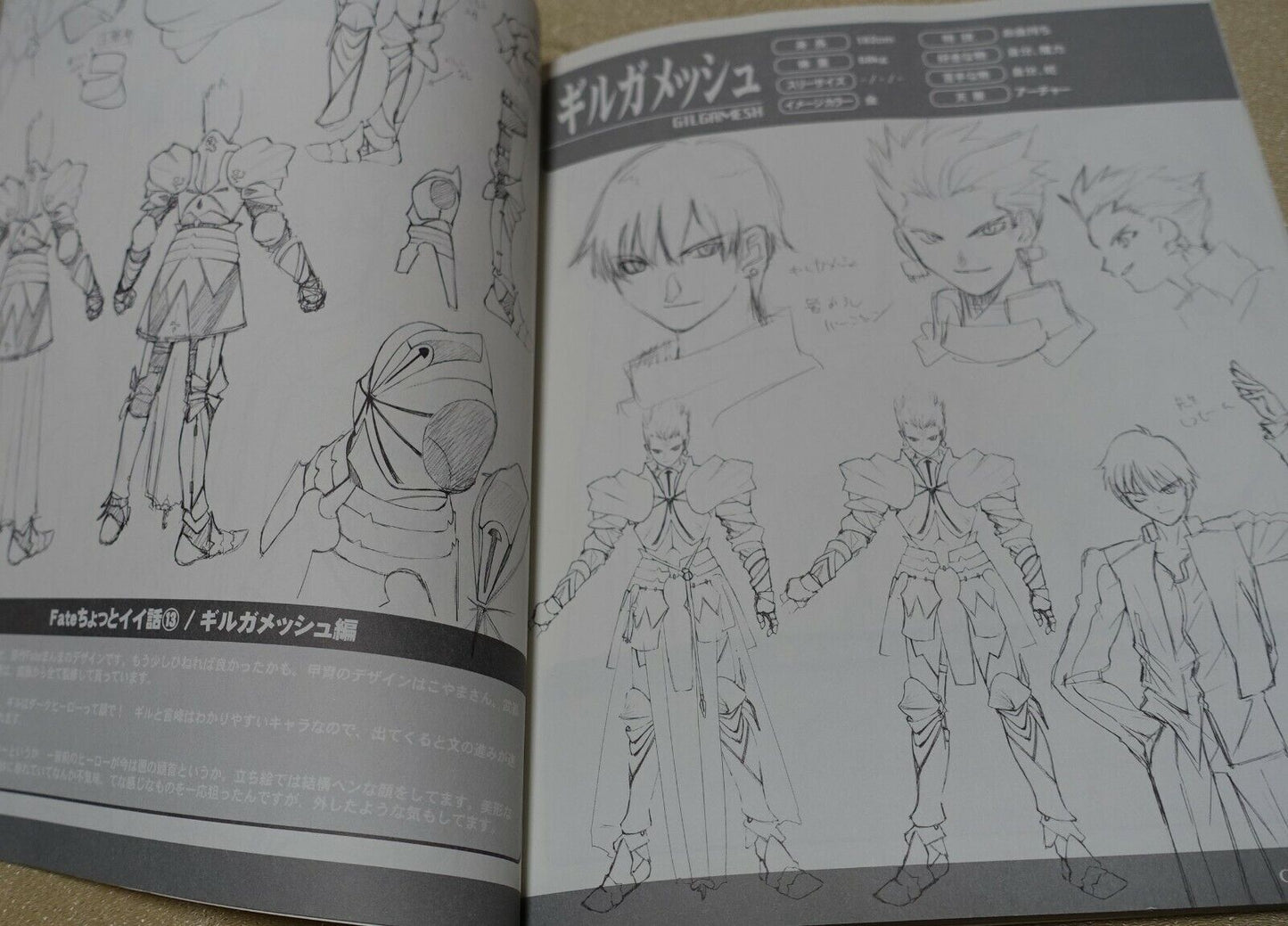 Fate Stay Night Setting Art Book Fate Side Material