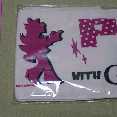 Panty and Stocking with Garterbelt Muffler Towel Pink