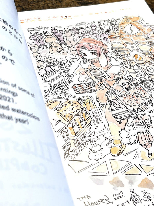 【Matsumura Kamikurou Illustration Art Work Book、E021 ILLUSTRATION COMPIRATION