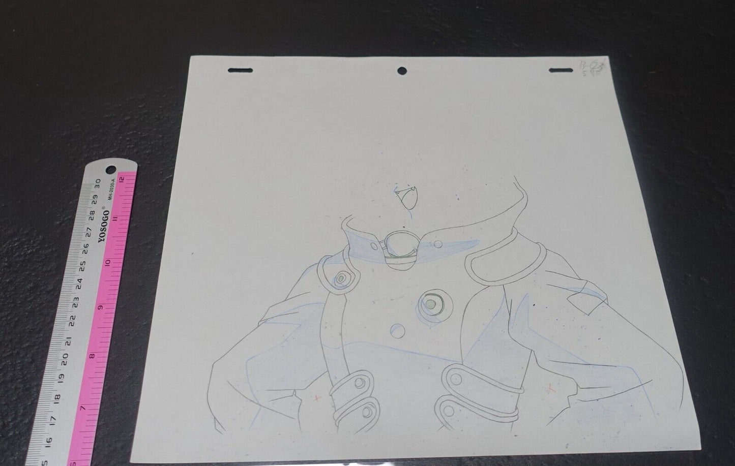 Outlaw Star Raw Animation Cel & Key Frame Art Sheet Aisha Clanclan