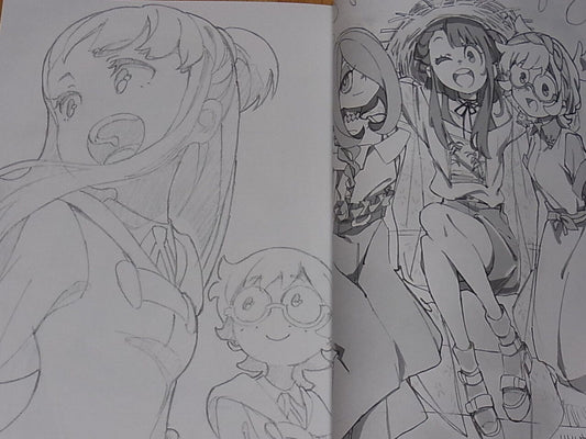 TRIGGER Little Witch Academia Animation Staff Illustration Book C92 RARE