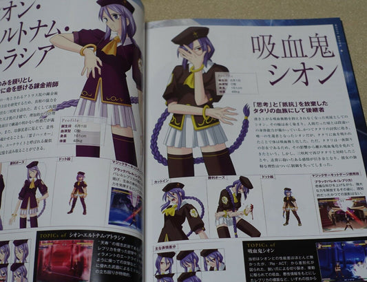 MELTY BLOOD setting & history book MELTY BLOOD DOKUHON