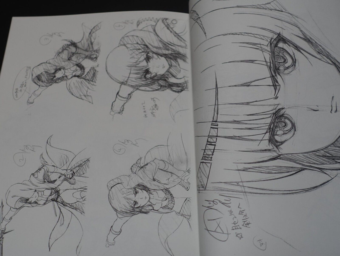 Animation Kuromukuro Key Frame Art Work Book of Black