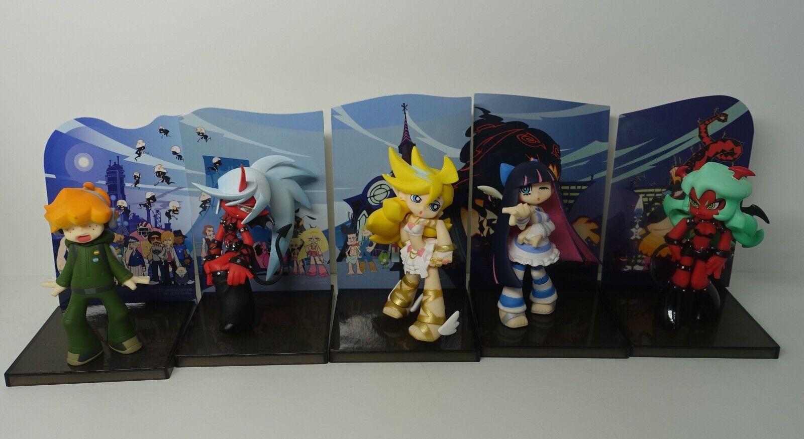 Panty and Stocking Brief Kneesocks Scanty 5 Figure Set no box