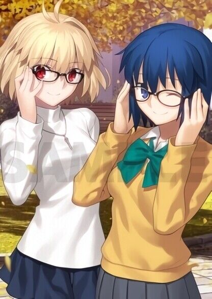MELTY BLOOD TYPE LUMINA 51 x 72 cm Tapestry Wall Scroll ARCUEID & CIEL