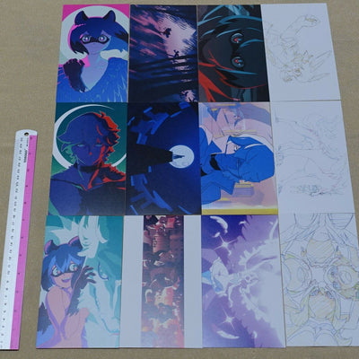 BNA Animation Special Post Card 12 Piece Complete Set