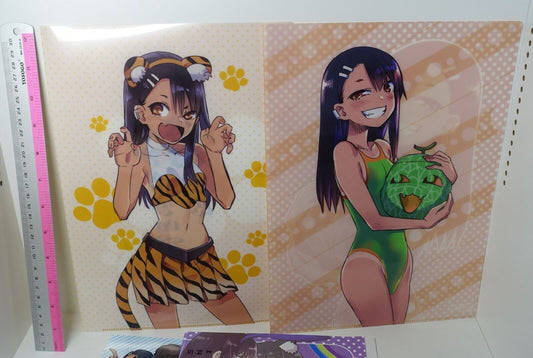 Don't Toy With Me, Miss Nagatoro , PVC Art Sheet Book Cover Art Card Key Chain