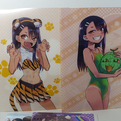 Don't Toy With Me, Miss Nagatoro , PVC Art Sheet Book Cover Art Card Key Chain