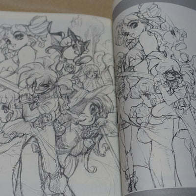 NOBUTERU YUKI Animation Art Work Book ANVIL3 ESCAFLOWNE Record of Lodoss War etc