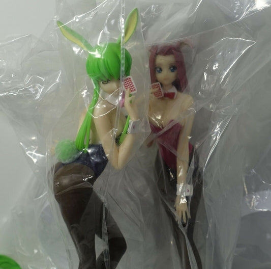 Banpresto Code Geass Fluffy matgerials C.C. & Kallen Bunny Figure Set no box