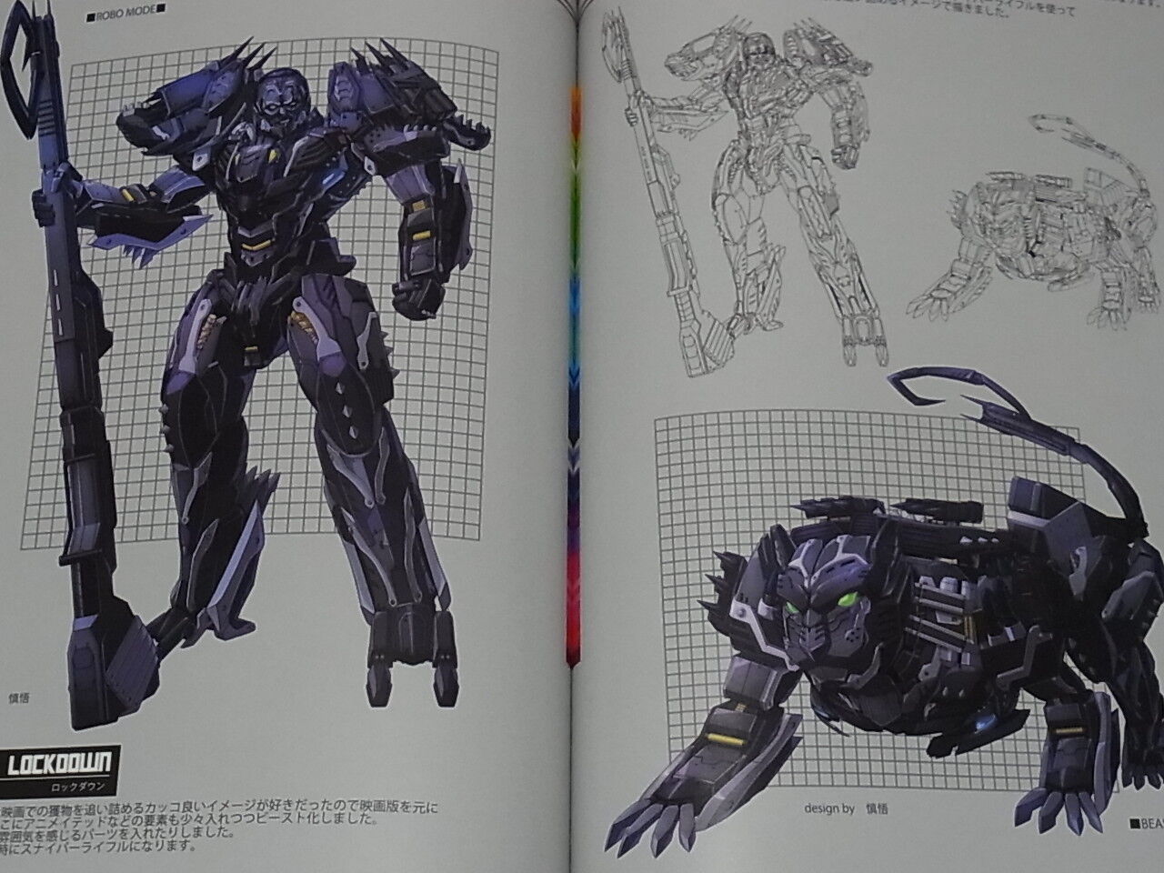 Kuramochi Zukan Transformers Fan Art Book T-BEAST