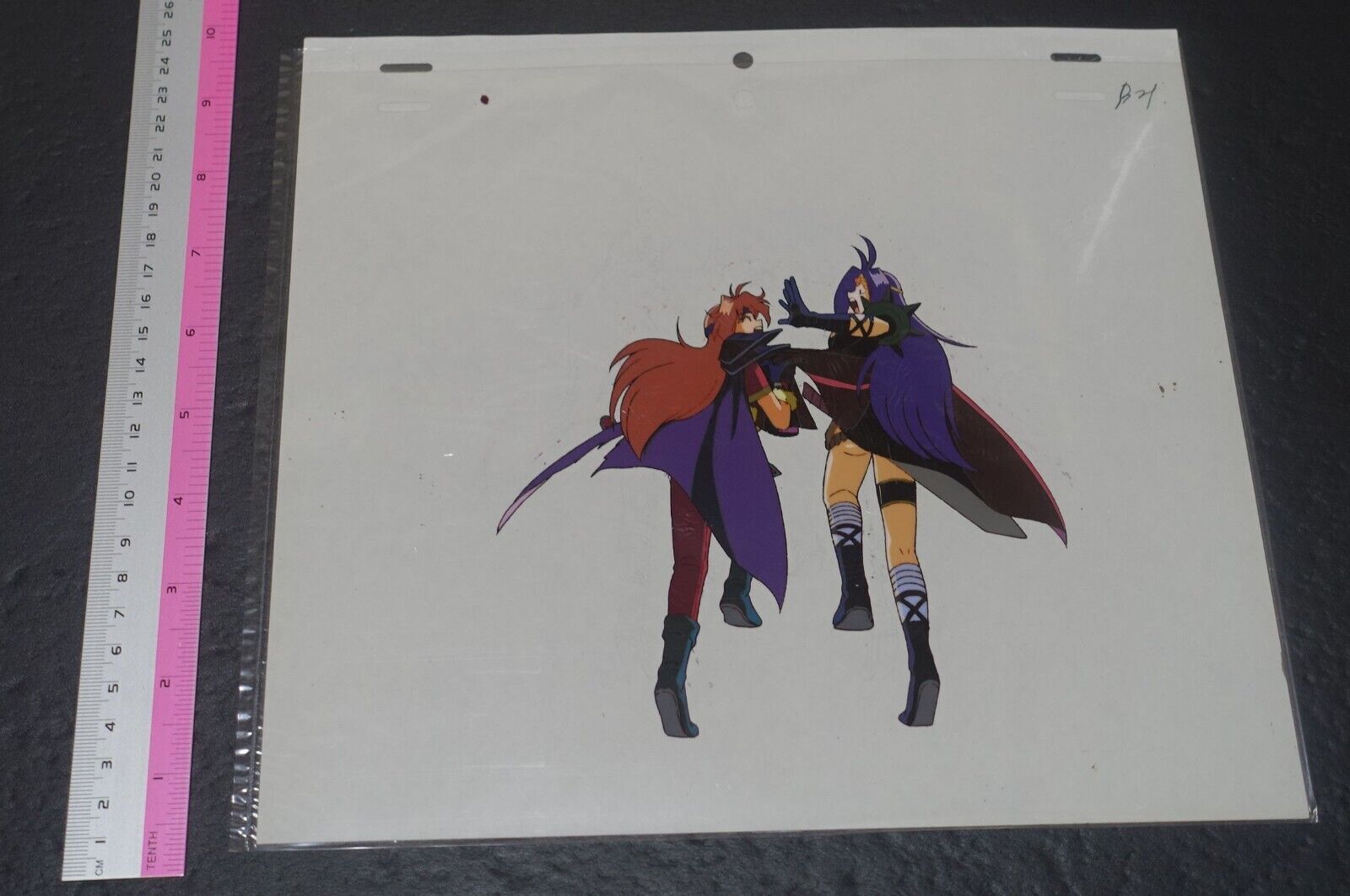 Cel & Raw Key Frame Art The Slayers Rina & Naga B21 Japanese Animation