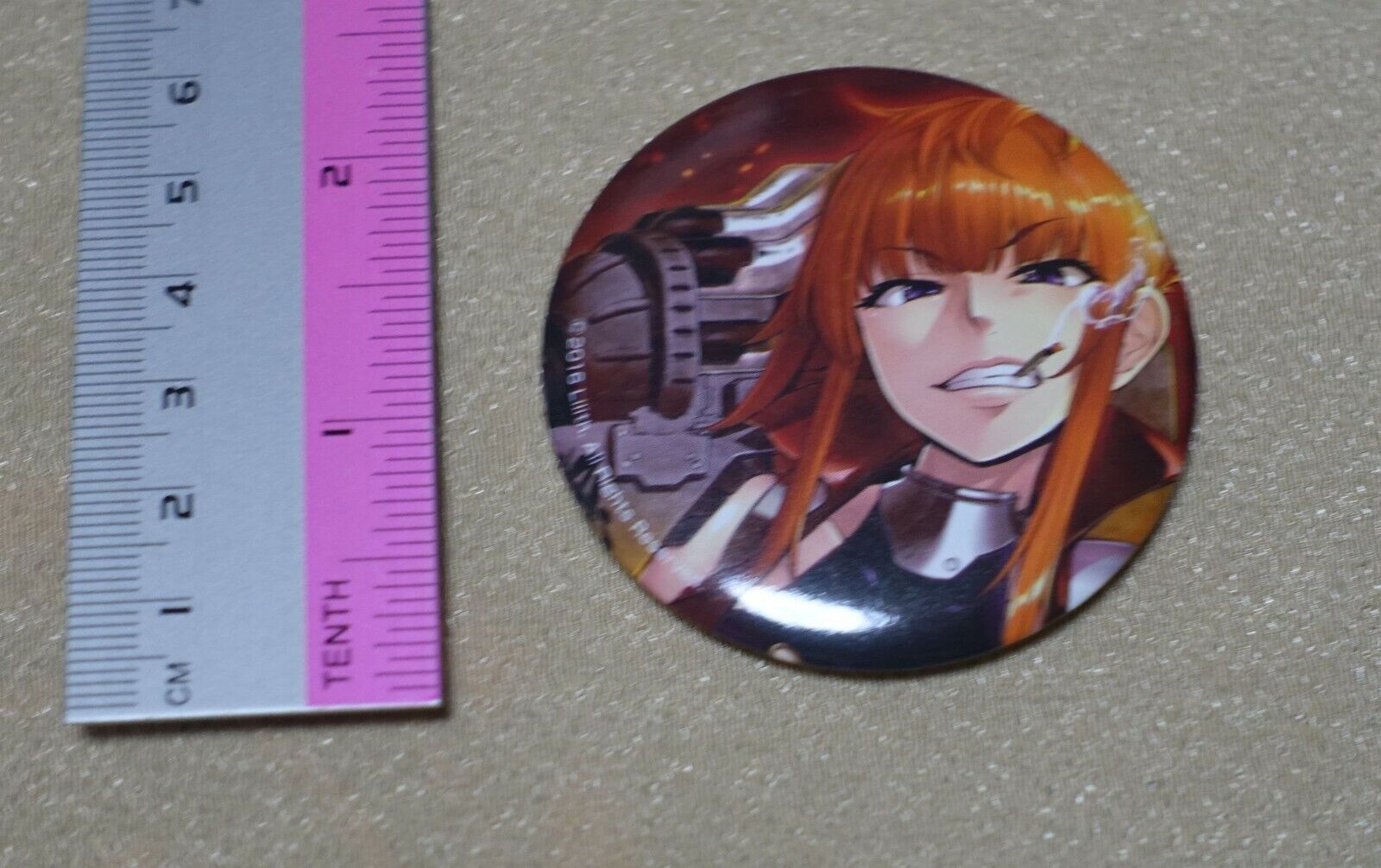 Taimanin Asagi Series Steel Badge Maika Kamimura