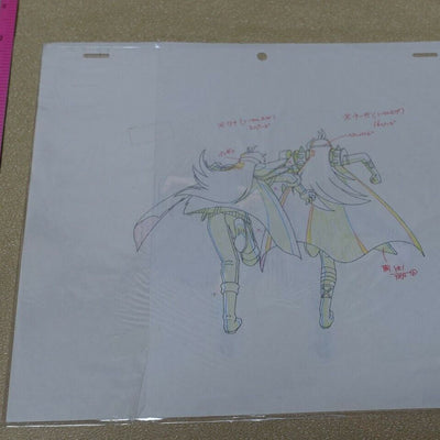 Cel & Raw Key Frame Art The Slayers Rina & Naga B14 Japanese Animation