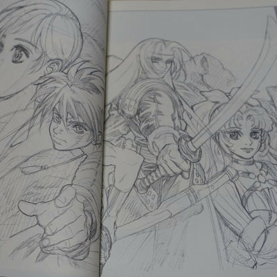NOBUTERU YUKI Animation Art Work Book ANVIL3 ESCAFLOWNE Record of Lodoss War etc
