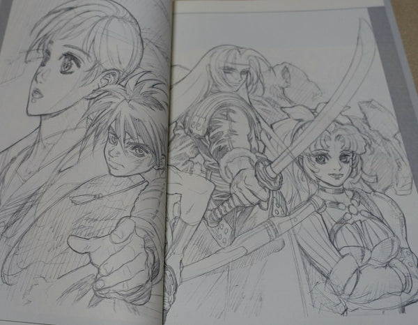 YUKI♡ART BOOK NOBUTERU YUKI Animation Art Work Book ANVIL3 ESCAFLOWNE