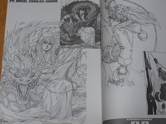 Hiderou Horibe Illustration Art Book PRODUCTION 3