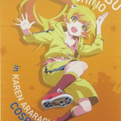 Bakemonogatari 51 x 72 cm Tapestry Shinobu Oshino Karen Costume