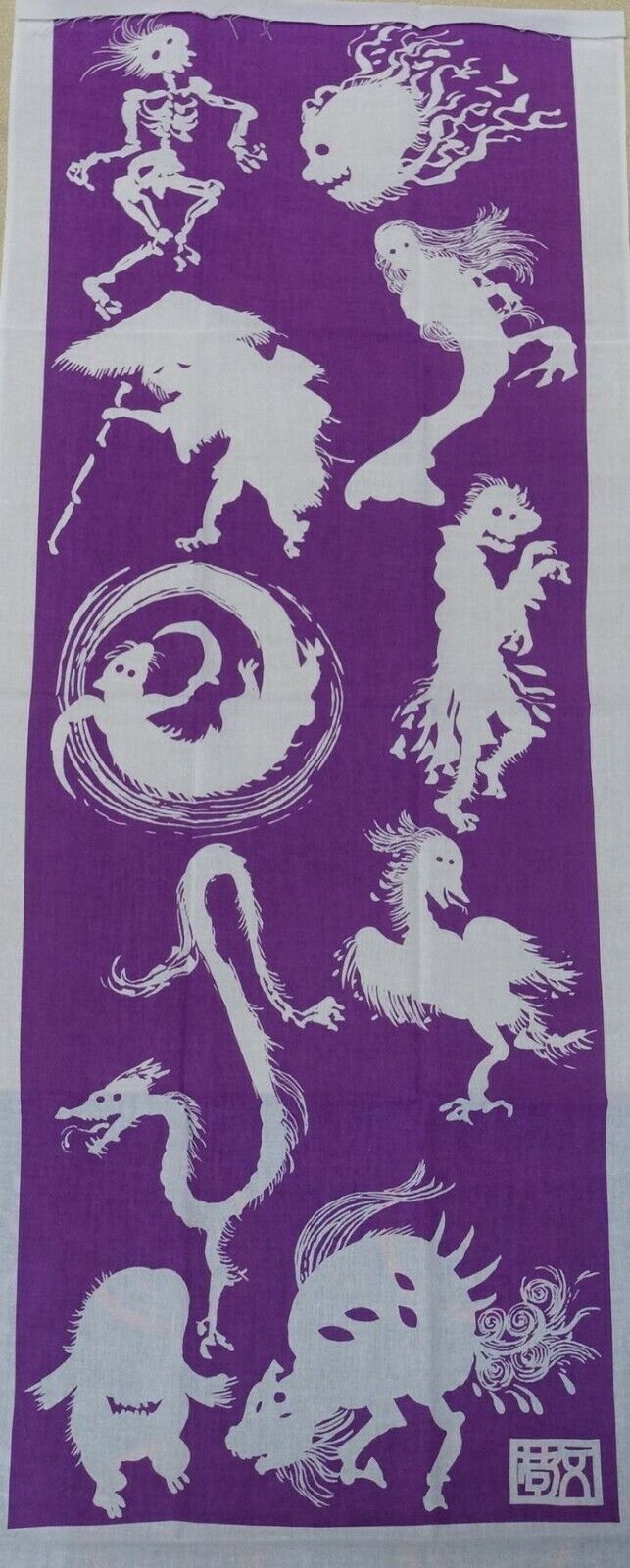 Takashi Hashimoto Ayakashi Print Art Sheet & Yokai Design Cloth Poster