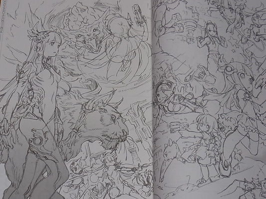 Kunihiko Tanaka Rough Art Book Rough ARCHIVE 2011-2014 98page