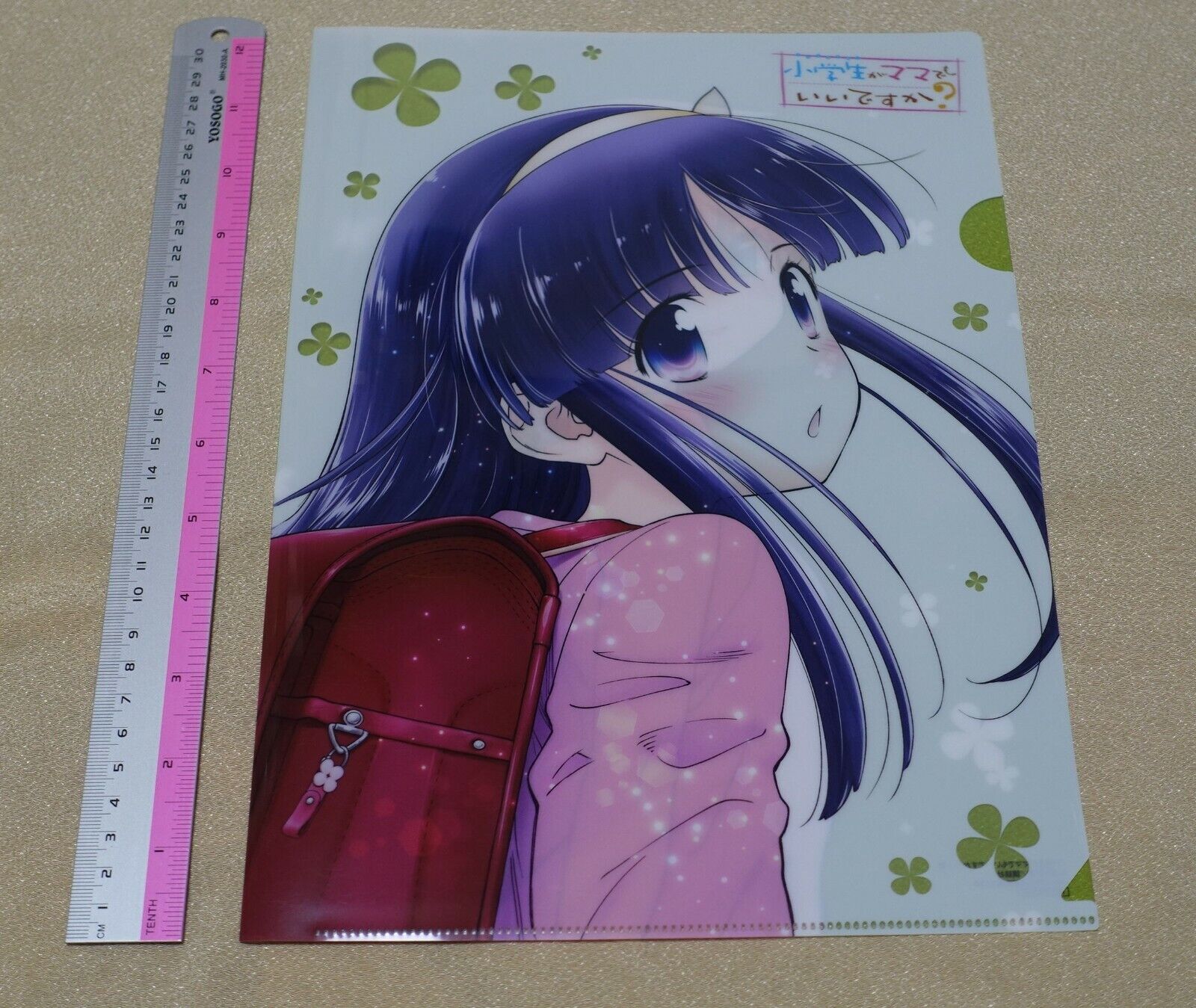 Bow Ditama Illustration PVC Art Sheet Is it okay if Mom is younger