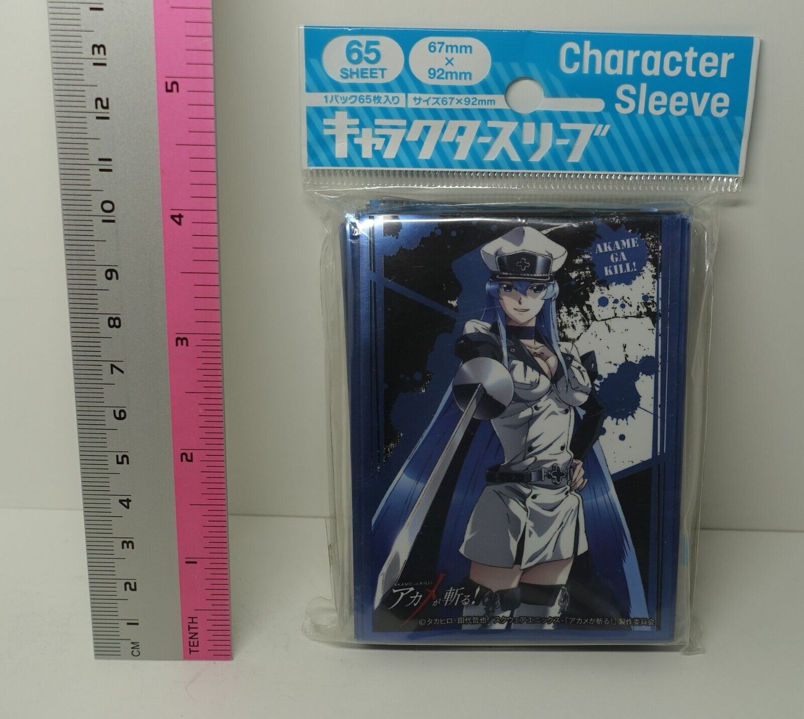 Akame ga Kill! PVC Card Sleeve 65 pieces Esdeath q to Japan Akame ga Kill! PVC Card Sleeve 65 pieces Esdeath q to Japan