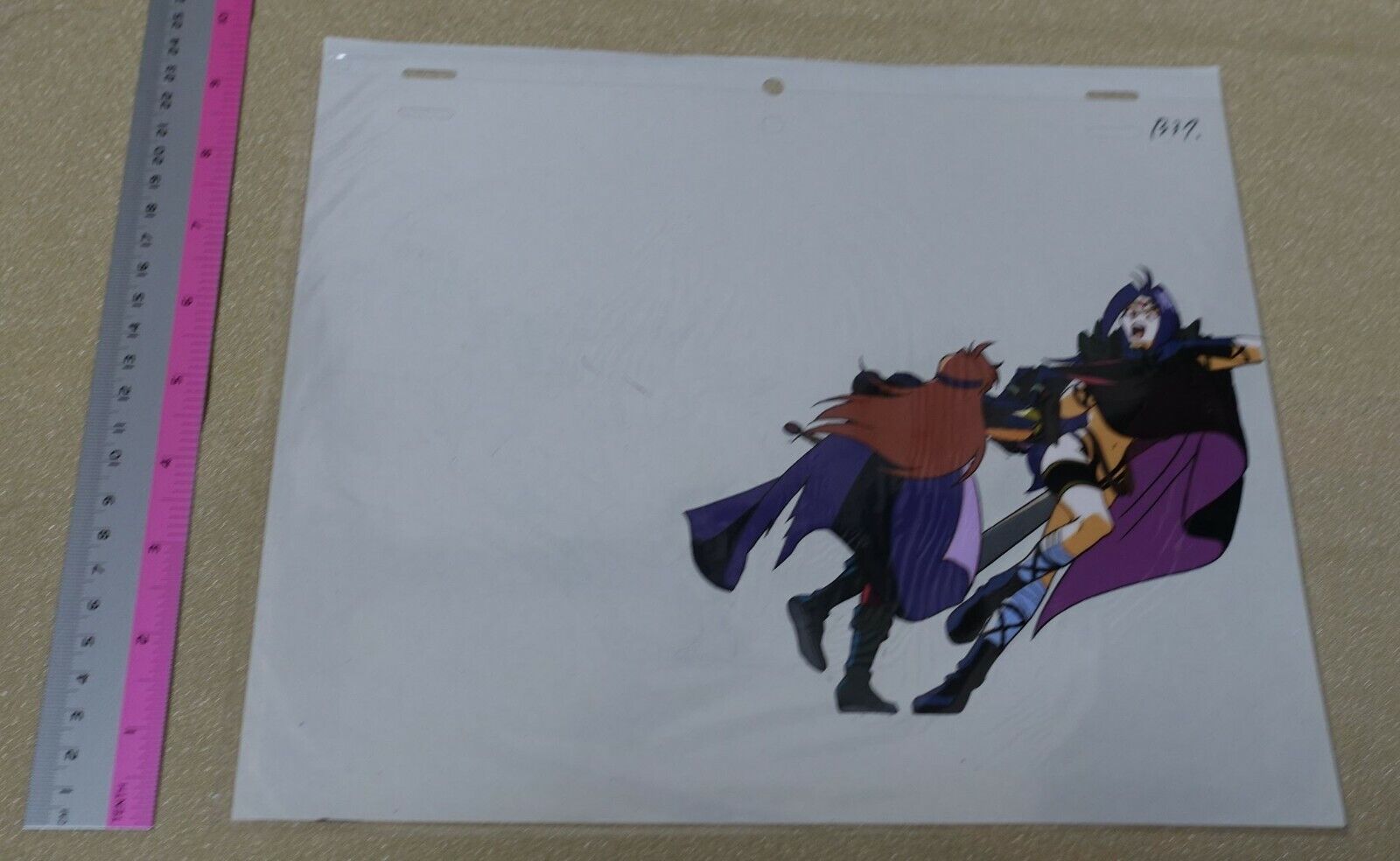 Cel & Raw Key Frame Art The Slayers Rina & Naga B37 Japanese Animation